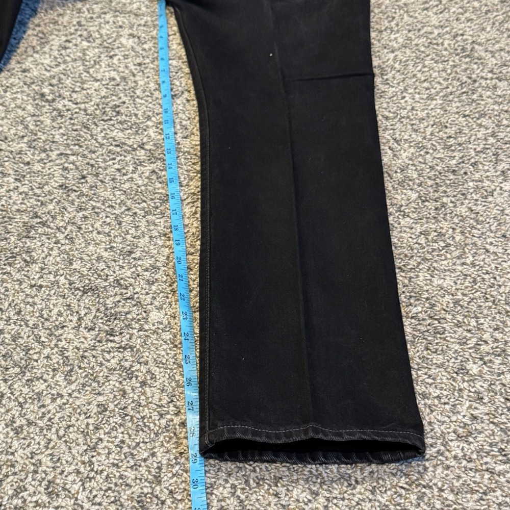 Levis 501 Jeans Mens 30x30 (Fit 28x29 Black Button Fly Straight Leg 5 Pocket VTG - Picture 10 of 12